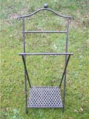 Deko-Impression Handtuchhalter Stand Dunkelbraun Eisen Landhaus Bild 1