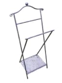 Deko-Impression Handtuchhalter Stand Dunkelbraun Eisen Landhaus Bild 2