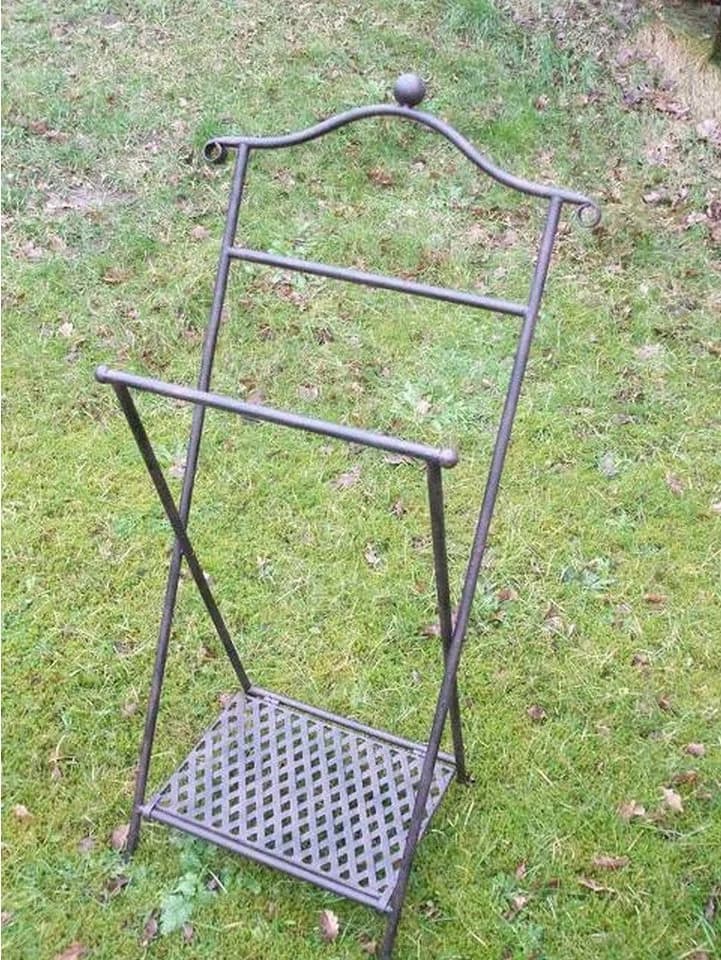 Deko-Impression Handtuchhalter Stand Dunkelbraun Eisen Landhaus - Bild 5