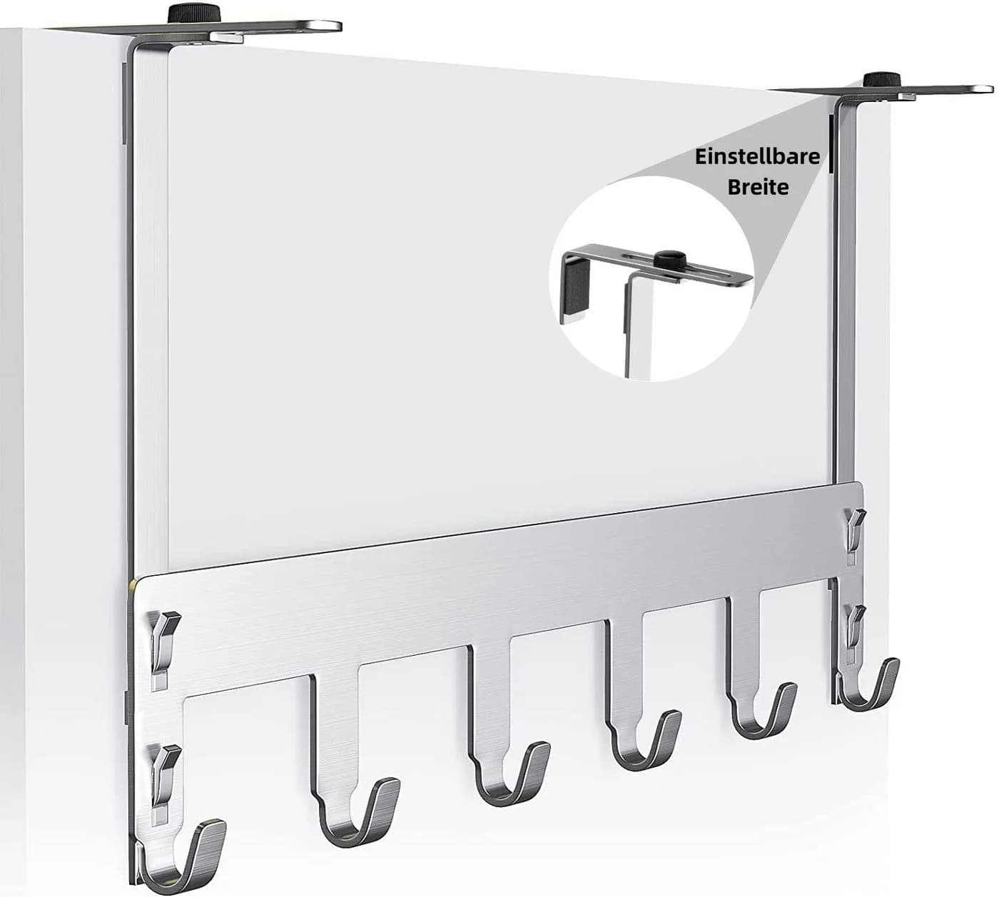 Elegear Kleiderhaken Edelstahl 6 Haken 40x22 cm - Bild 2