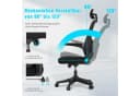 ZAISZE Bürostuhl Ergonomisch mit Kopfstütze & Mesh Bild 1