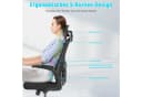 ZAISZE Bürostuhl Ergonomisch mit Kopfstütze & Mesh Bild 3
