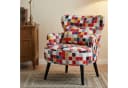 HomeMiYN Ohrensessel Bunt Mosaik Design Bild 2