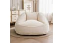 HomeMiYN Sitzsack „Birne“ Cord Beige Ergonomisch Bild 2