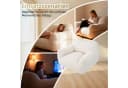 HomeMiYN Sitzsack „Cube“ Cord Creme – Ergonomischer Riesen-Sitzsack Bild 4