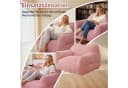 HomeMiYN Sitzsack „Cube“ Rosa Cord mit Tragegriff Bild 5