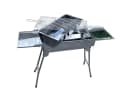 walexo Holzkohlegrill Mangal Edelstahl mit 14 Spießen Bild 3