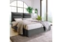Ulife Boxspringbett Grau Polsterbett hydraulisch Doppelbett 140x200cm Bild 1