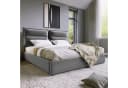 Ulife Boxspringbett Grau Polsterbett hydraulisch Doppelbett 140x200cm Bild 2