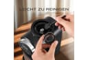 CHEFFANO Kaffeemühle Schwarz mit konischem Mahlwerk und 30 Mahlgradstufen Bild 1