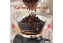 CHEFFANO Kaffeemühle Schwarz mit konischem Mahlwerk und 30 Mahlgradstufen Bild 3