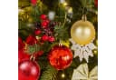 lindahandel 100er Set Weihnachtsbaumkugeln Gold & Rot Kunststoff Bild 3
