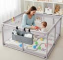 ElitVita Laufgitter Laufstall Baby 600D Oxford Stoff Bild 3