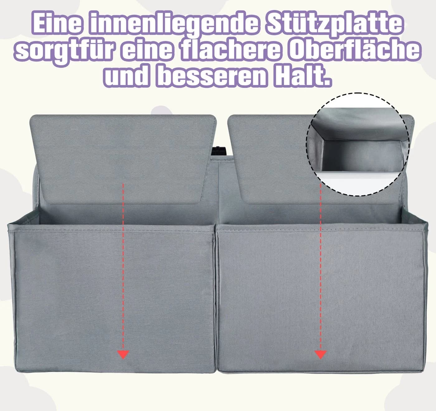 ElitVita Laufgitter Laufstall Baby 600D Oxford Stoff - Bild 5
