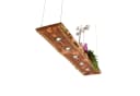 Blockholz-Schmiede Hängeleuchte Lärchen Geflammt LED Warmweiß Bild 1