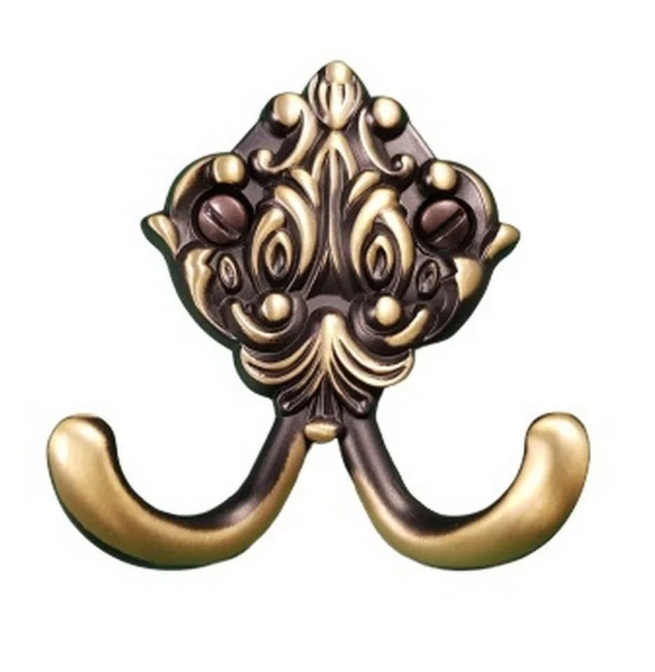 livingpoint24 Garderobenhaken Bronze antik Altmessing Wandhaken - Bild 2