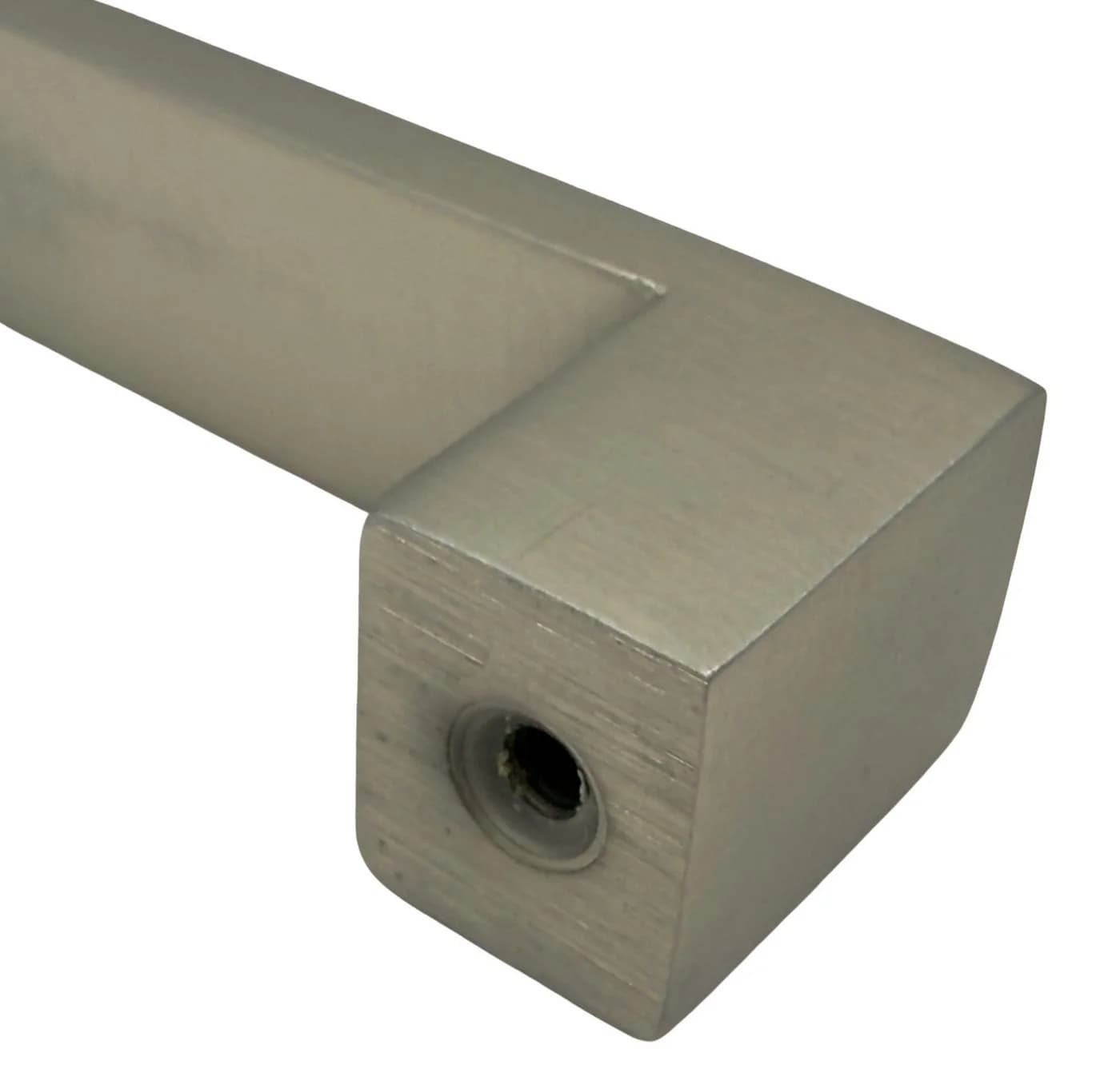 livingpoint24 Möbelgriff BA 160mm Edelstahloptik matt eckig - Bild 5