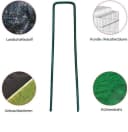 OUNUO Bodenanker Verzinkt Rostfrei 15 x 2.5 cm (50-St) Bild 4