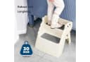 OUNUO Tritthocker Kleinkind-Hocker 2-stufiger faltbarer Tritthocker Bild 1