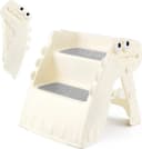 OUNUO Tritthocker Kleinkind-Hocker 2-stufiger faltbarer Tritthocker Bild 2