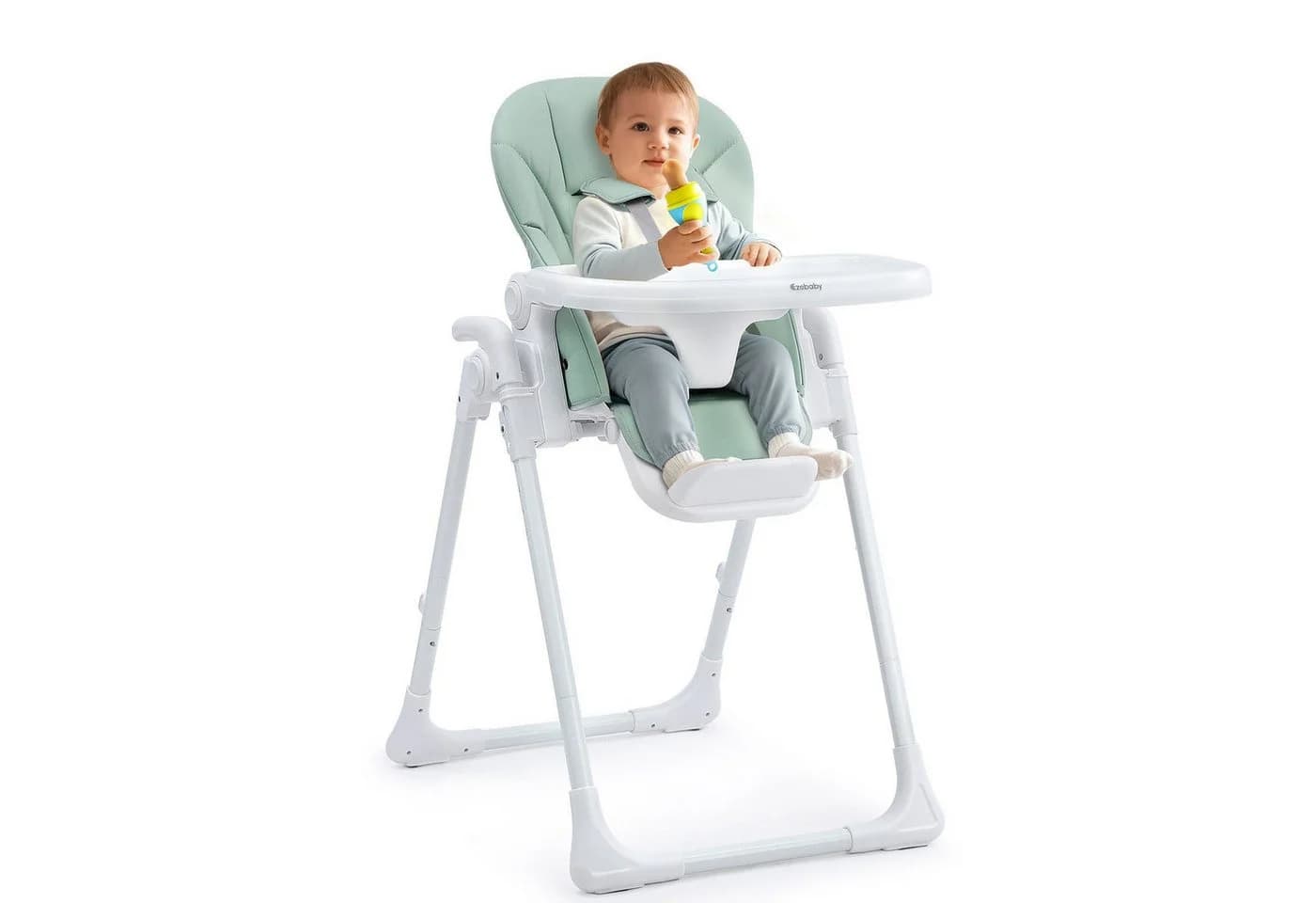 Ezebaby Kinderstuhl 6-fach höhenverstellbar klappbar Grün - Bild 2