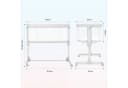Onasti Beistellbett 2-in-1 höhenverstellbar mit Matratze Grau Bild 4