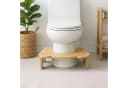 GarveeMore Bambus-Toilettenhocker 18 cm Ergonomisch Rutschfest Bild 1