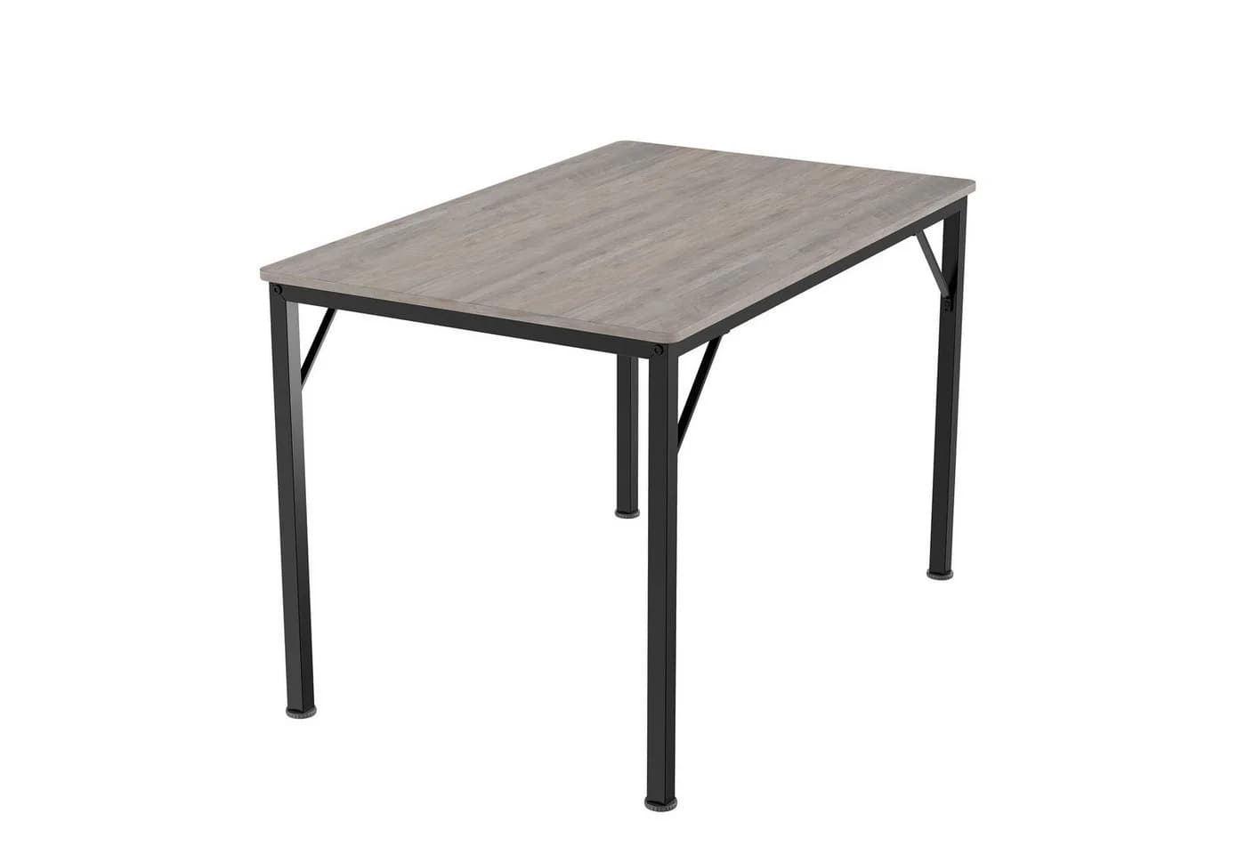 GarveeMore Esstisch Grau Modernes Holz-Metall Design - Bild 5