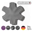 Coolinato Pfannenschoner Set 3tlg. Silikon Stapelschutz Bild 2