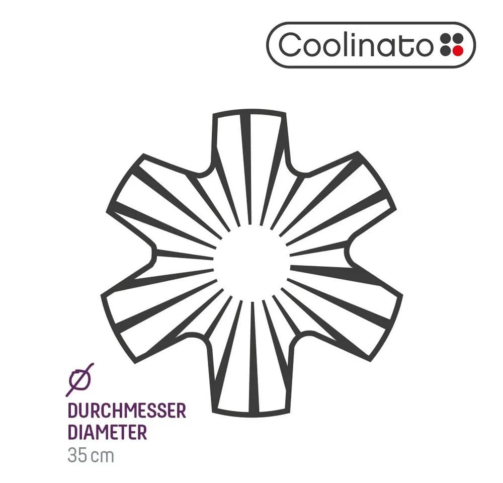 Coolinato Pfannenschoner Set 3tlg. Silikon Stapelschutz - Bild 5