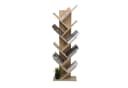 Mondeer Bücherregal in Baumform aus Holz Bücherschrank, Würfelregal exquisites 9-lagiges, einfaches Design und Platzsparen Bild 3
