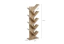 Mondeer Bücherregal in Baumform aus Holz Bücherschrank, Würfelregal exquisites 9-lagiges, einfaches Design und Platzsparen Bild 4