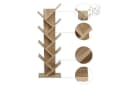 Mondeer Bücherregal in Baumform aus Holz Bücherschrank, Würfelregal exquisites 9-lagiges, einfaches Design und Platzsparen Bild 5