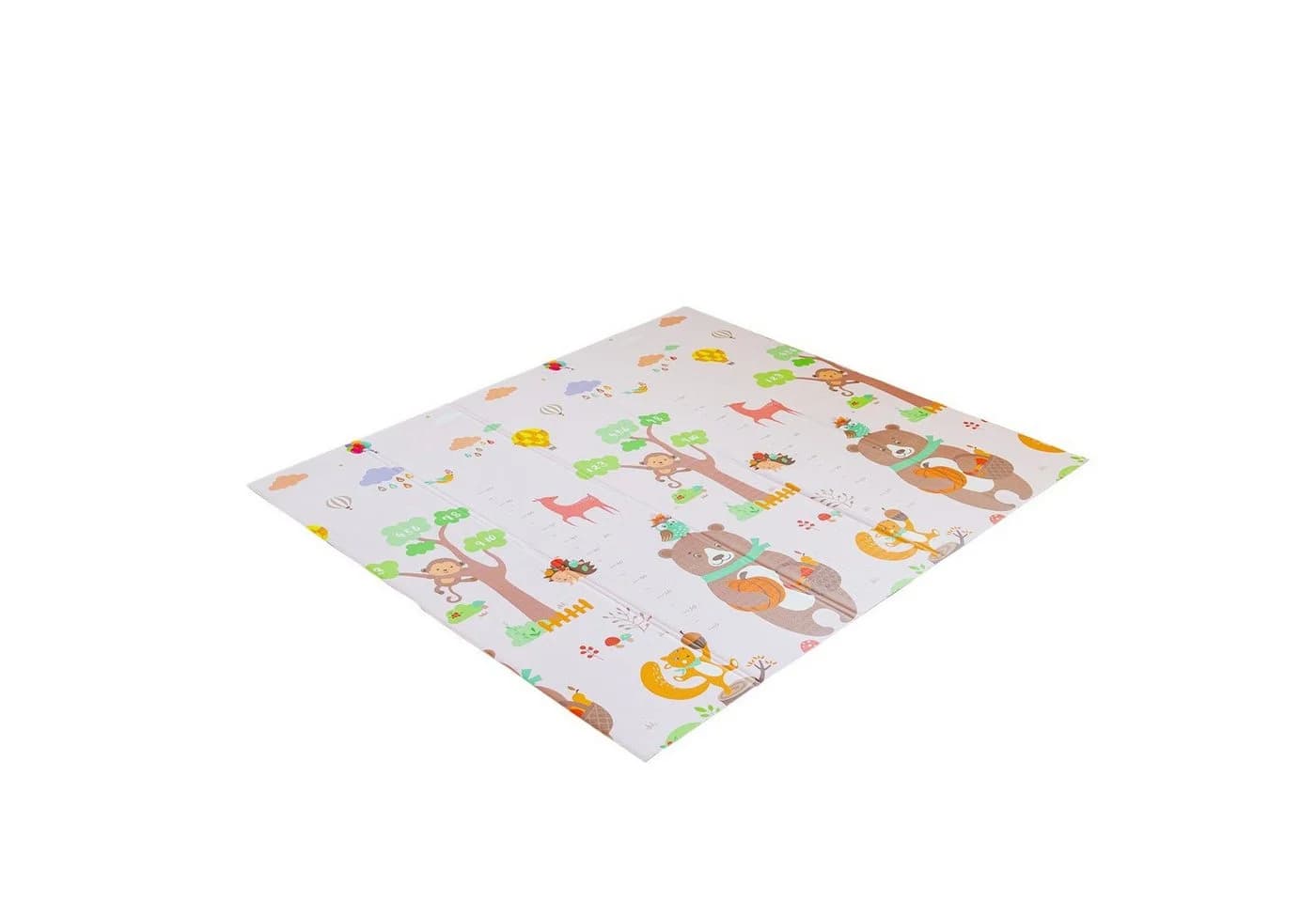 FOXSPORT Spielmatte faltbar Baby Spielmatte 180 x 200 x 1 cm, wasserdicht Krabbelmatte doppelseitig, BPA frei - Bild 2