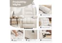 Bonzy Home Massagesessel Relaxsessel Beige mit Massage und Wärmefunktion Bild 3
