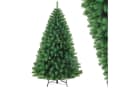 MIUI Künstlicher Weihnachtsbaum 180/210 cm PVC Nordmanntanne Warmweiße LED-Beleuchtung Bild 2