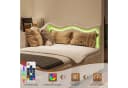 Simurq Stauraumbett Polsterbett 90x200 mit LED-System Bild 4