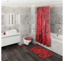 Sanilo Badematte Rosen 50 x 80 cm Rutschfest Polyester Bild 1