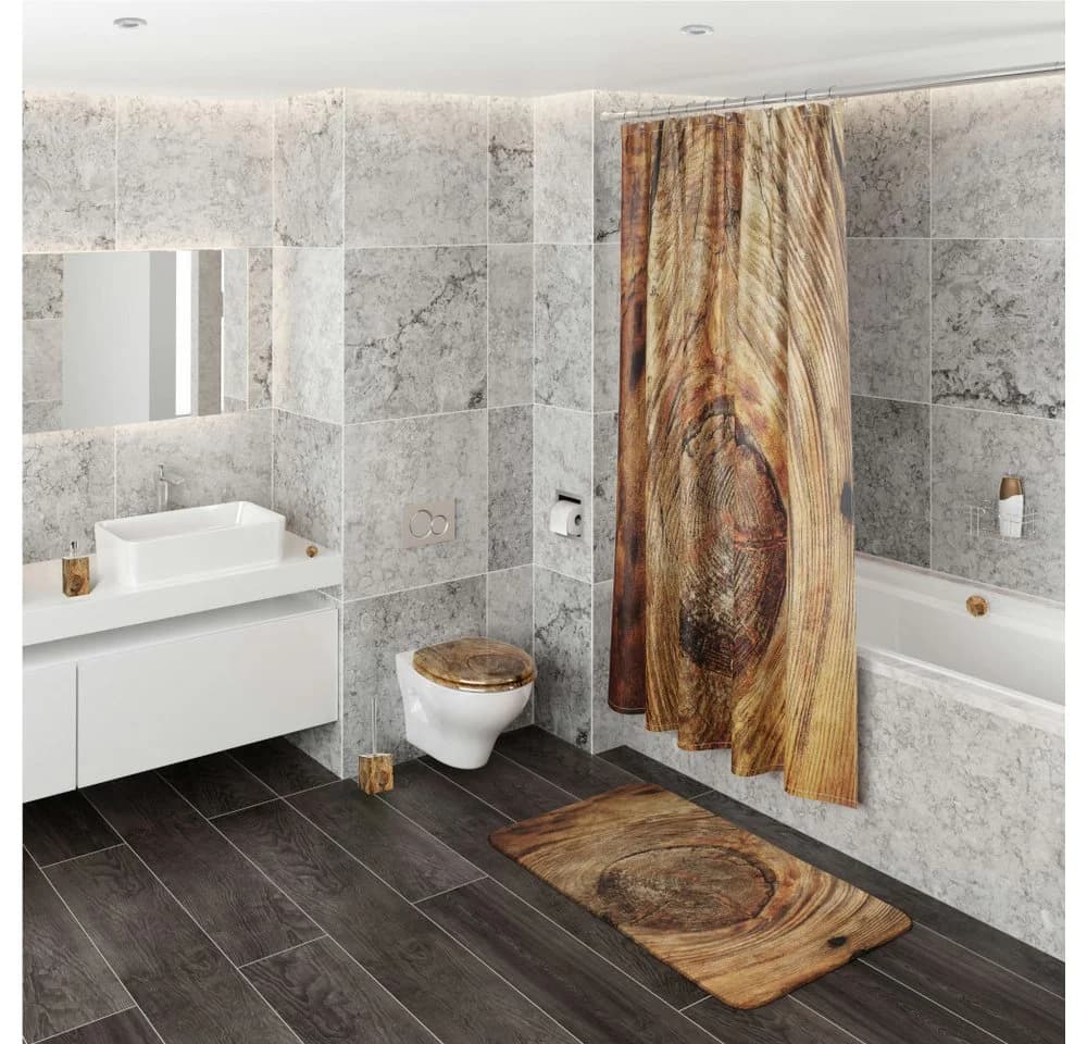 Sanilo Badematte Rustikal 50 x 80 cm 100% Polyester - Bild 5
