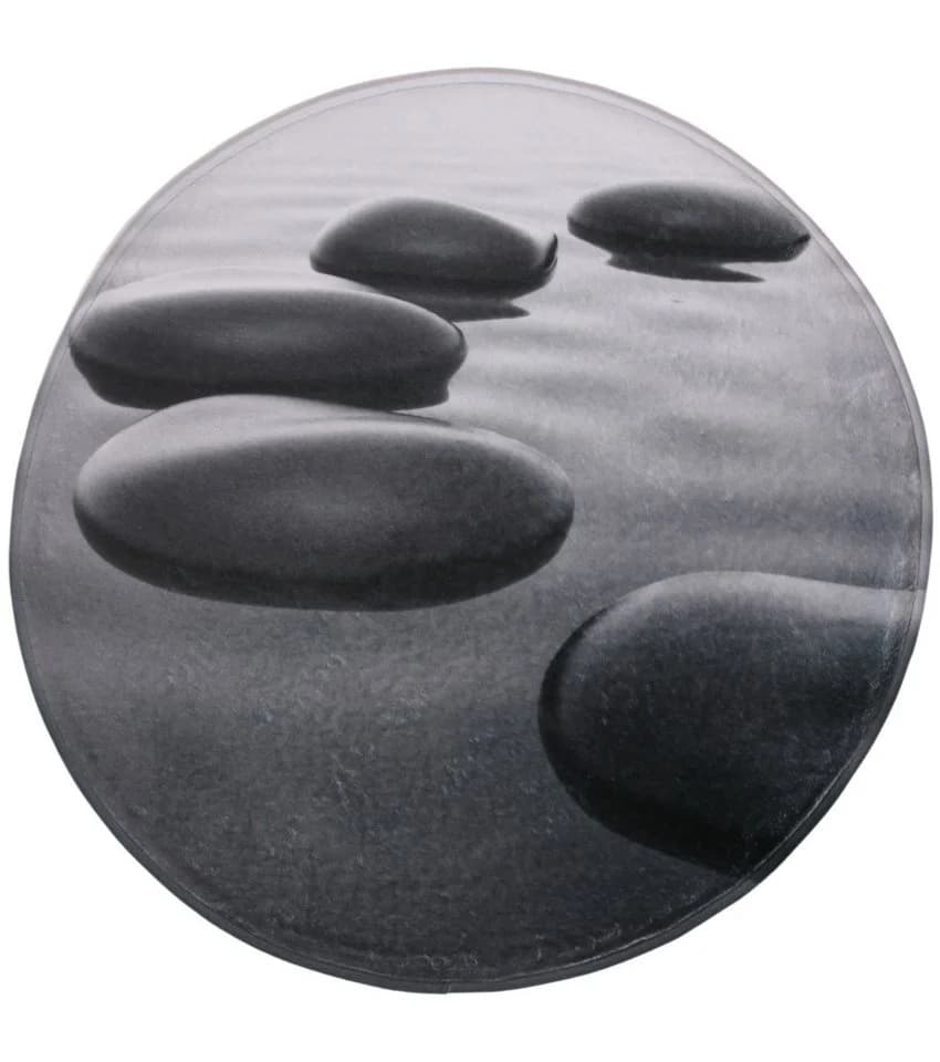 Sanilo Badematte Black Stones 15 mm Polyester rund Memory-Schaum - Bild 2