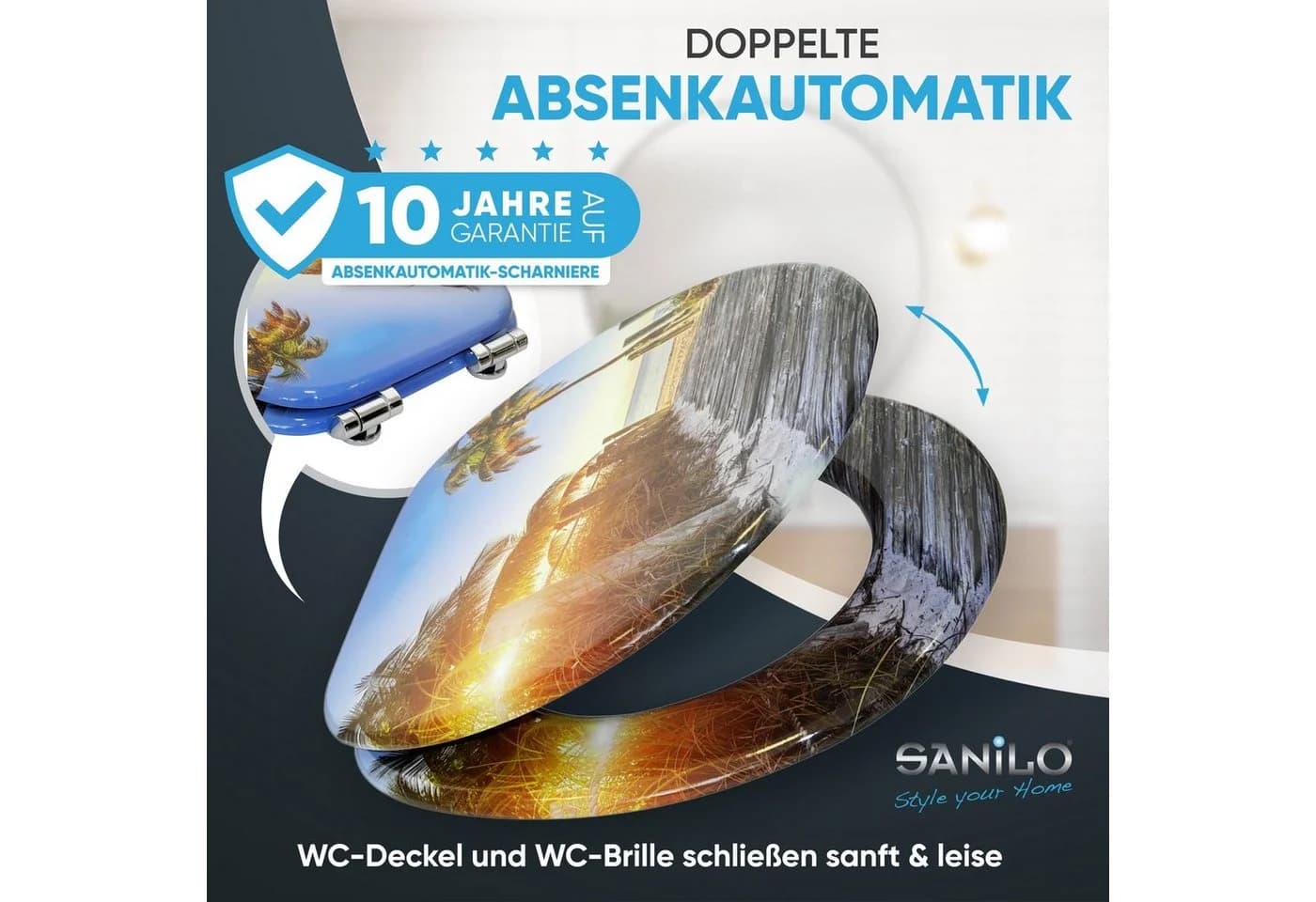 Sanilo WC-Sitz Fort Lauderdale mit Absenkautomatik - Bild 3