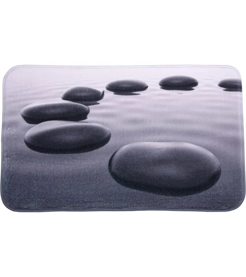 Sanilo Badematte Black Stones Rutschhemmend Polyester Modern 50x80cm oder 70x110cm - Bild 2