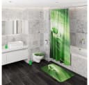 Sanilo Badematte Green Leaf, rutschhemmend, Polyester, 50 x 80 cm Bild 1