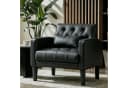 GRAVFORCE Ohrensessel Modern Polstersessel Schwarz Bild 2