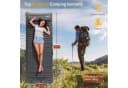 Elegear Isomatte 10cm dicke Campingmatte 200x65/140cm Aufblasbar Superleicht Grau Bild 3