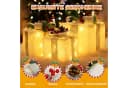 Elegear LED Geschenkbox 3er Set Silber Warmweiße LEDs Weihnachten Bild 1