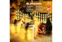 Elegear LED Geschenkbox 3er Set Silber Warmweiße LEDs Weihnachten Bild 4