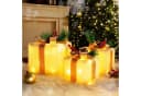 Elegear LED Geschenkbox 3er Set Weihnachtsdeko mit Timer Bild 2