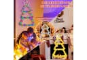 Elegear LED-Lichterkette Weihnachtsbaum 76x43cm 110 LEDs Silber Bild 1