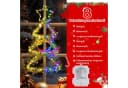 Elegear LED-Lichterkette Weihnachtsbaum 76x43cm 110 LEDs Silber Bild 3